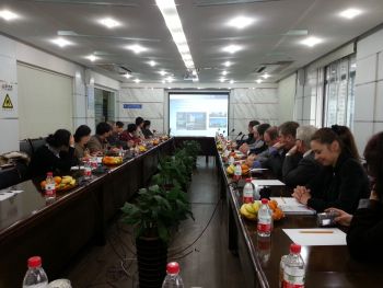 Встреча делегации в 21-м НИИ Китайского холдинга электронных технологий